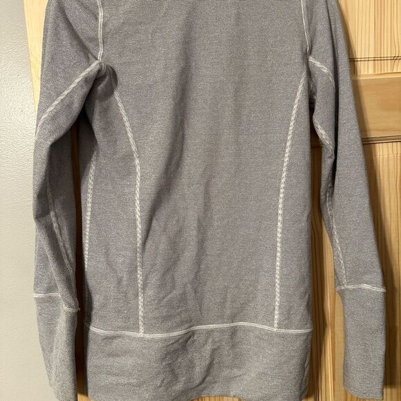Lululemon Grey Turtle Neck Sweater Jacket Size 4 - Picture 4 of 8